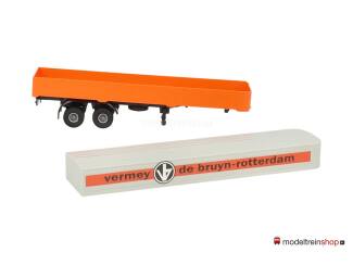 Brekina H0 2-assige trailer - vermey - de bruyn - rotterdam - Modeltreinshop