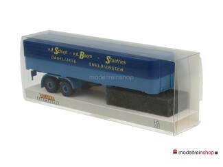Brekina H0 2-assige trailer - Dagelijkse Sneldiensten v.d. Schuyt - v.d. Boom - Stanfries - Modeltreinshop
