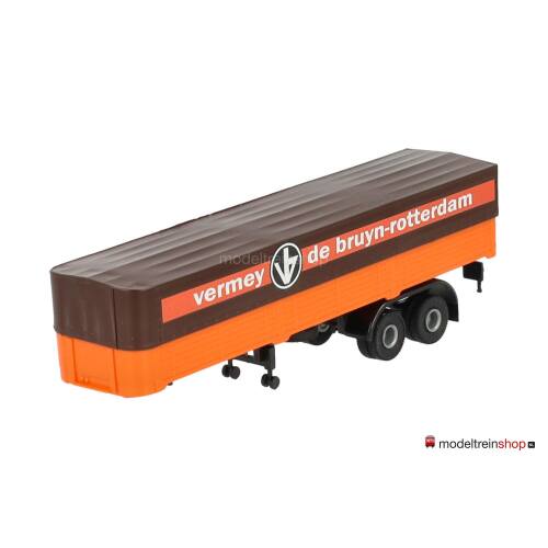 Brekina H0 2-assige trailer - vermey - de bruyn - rotterdam - Modeltreinshop
