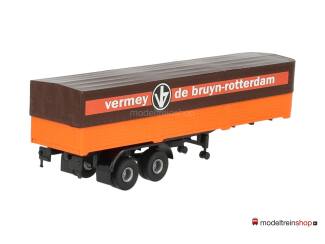 Brekina H0 2-assige trailer - vermey - de bruyn - rotterdam - Modeltreinshop