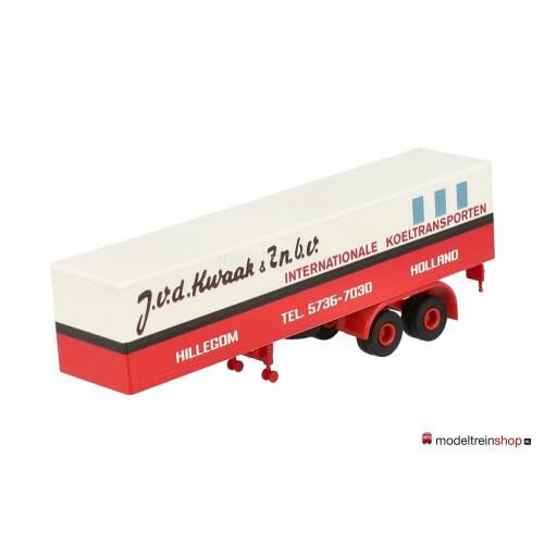 Brekina H0 2-assige trailer - J.v.d. Kwaak & Zn. b.v. - Modeltreinshop