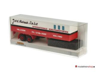 Brekina H0 2-assige trailer - J.v.d. Kwaak & Zn. b.v. - Modeltreinshop