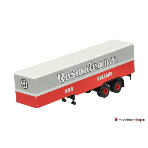 Brekina H0 2-assige trailer - Rosmalen n.v. - Modeltreinshop