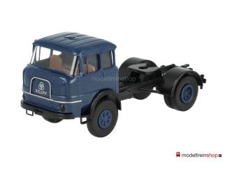 Brekina H0 Krupp Trailer transport truck donker blauw - Modeltreinshop