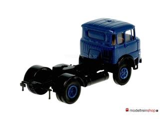 Brekina H0 Krupp Trailer transport truck donker blauw - Modeltreinshop