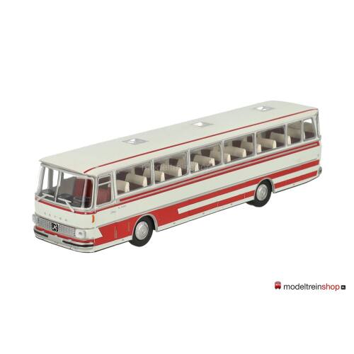 Brekina H0 56055 Setra S 150 H lichtgrijs - rood - Modeltreinshop