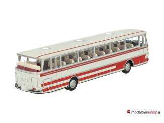 Brekina H0 56055 Setra S 150 H lichtgrijs - rood - Modeltreinshop