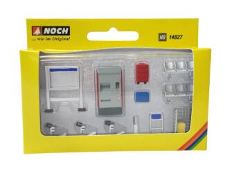 Noch H0 14827 Perron accessoires - Modeltreinshop