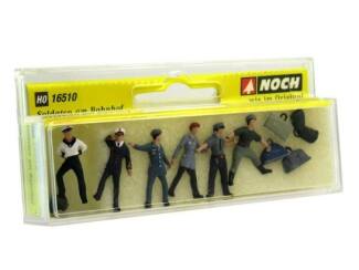 Noch H0 16510 Soldaten op het station - Modeltreinshop