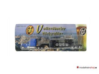 H0 Vrachtwagen - Vollersdorfer Weizenbier - Truck met locomotiefje - Modeltreinshop