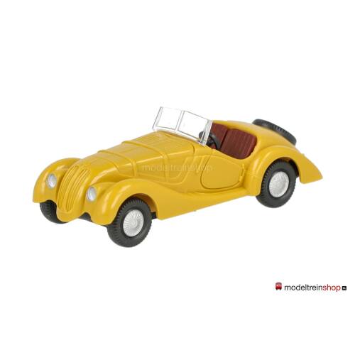Wiking H0 8280214 BMW 328 Cabrio Oker Geel - Modeltreinshop