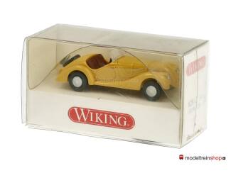Wiking H0 8280214 BMW 328 Cabrio Oker Geel - Modeltreinshop