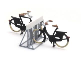 Artitec N 316.056 Fietsenrek met 2 fietsen - Modeltreinshop