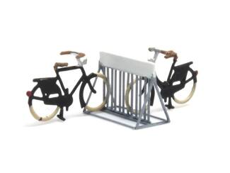 Artitec N 316.056 Fietsenrek met 2 fietsen - Modeltreinshop