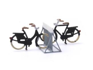 Artitec N 316.056 Fietsenrek met 2 fietsen - Modeltreinshop