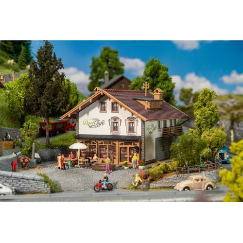 Faller HO 191836 Alpenhuis met café - Modeltreinshop