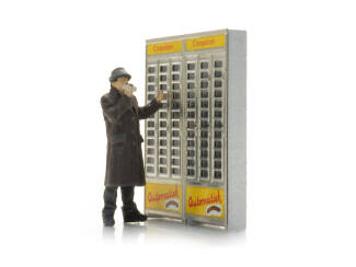 Artitec H0 387.680 Automatiek met figuur - Kroketje uit de muur trekken - Modeltreinshop