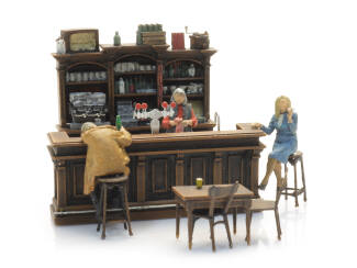 Artitec H0 387.692 Café-interieur met 3 figuren - Modeltreinshop