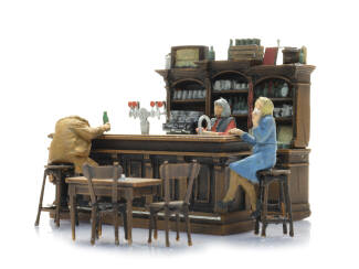 Artitec H0 387.692 Café-interieur met 3 figuren - Modeltreinshop