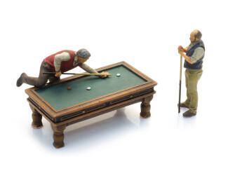 Artitec H0 387.693 Biljart met 2 figuren - Modeltreinshop