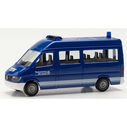 Herpa H0 097062 Mercedes Benz sprinter HD THW - Modeltreinshop