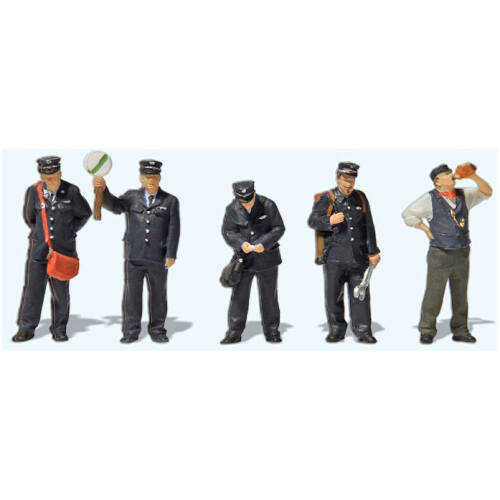 Preiser H0 10814 RhB personeel - Modeltreinshop