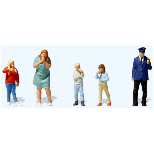 Preiser H0 10815 Genieten van een ijsje - Modeltreinshop