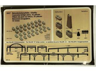 Faller Z 2927 Betonnen brugpijlers 32 stuks - Modeltreinshop