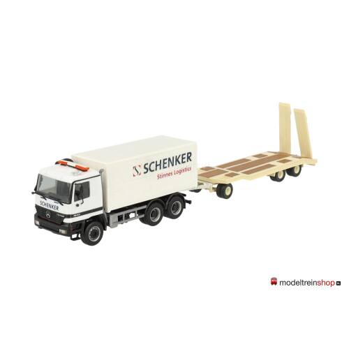 H0 Vrachtwagen - Schenker met trailer - Modeltreinshop