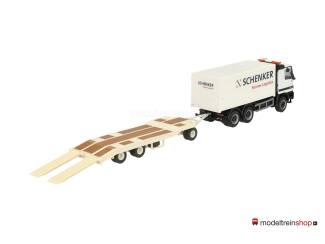 H0 Vrachtwagen - Schenker met trailer - Modeltreinshop