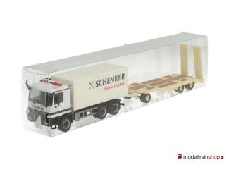 H0 Vrachtwagen - Schenker met trailer - Modeltreinshop