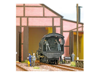 Busch H0 79700 Machinist en stoker van een locomotief - Modeltreinshop