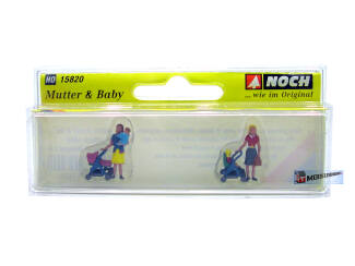 Noch H0 15820 Moeders met kinderen en kinderwagen - Modeltreinshop