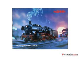 Marklin Totaal Programma 2003 / 2004 NL - Modeltreinshop