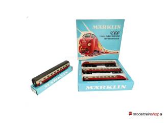 Marklin 3070 + 4070 TEE NS Treinstel met extra Tussenrijtuig Edelweiss - Modeltreinshop