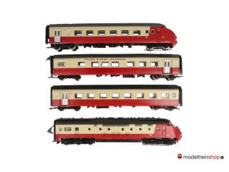 Marklin 3070 + 4070 TEE NS Treinstel met extra Tussenrijtuig Edelweiss - Modeltreinshop