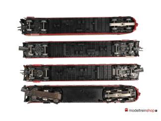 Marklin 3070 + 4070 TEE NS Treinstel met extra Tussenrijtuig Edelweiss - Modeltreinshop