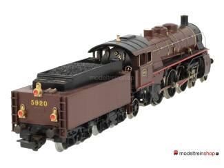 Marklin H0 3111 A1 V02 Stoom Locomotief Serie 59 met Tender SNCB - Modeltreinshop