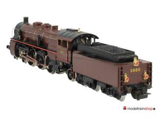 Marklin H0 3111 A1 V02 Stoom Locomotief Serie 59 met Tender SNCB - Modeltreinshop