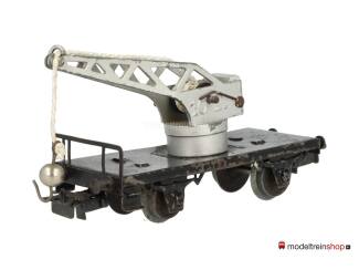 Marklin H0 366 Bahndienstwagen Kraanwagen van de DRG - Modeltreinshop
