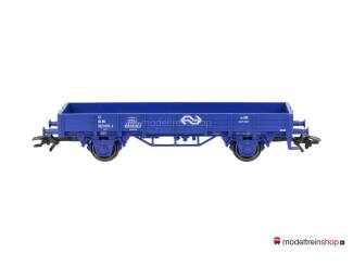 Marklin H0 4433 A2 Lageboordwagen Blauw Us 529 van de NS - Modeltreinshop
