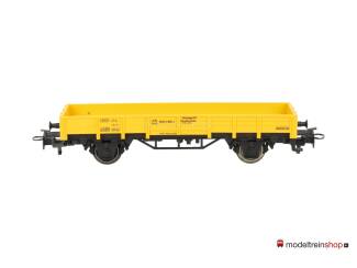 Marklin H0 4471 V12 Lageboordwagen geel kraanbeschermingswagen van de DB - Modeltreinshop