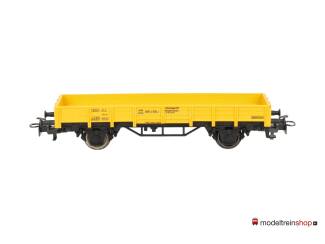 Marklin H0 4471 V12 Lageboordwagen geel kraanbeschermingswagen van de DB - Modeltreinshop
