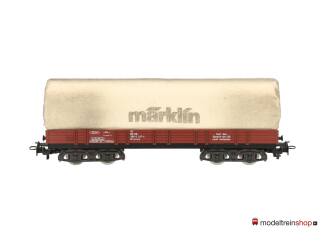 Marklin H0 4475 Lageboodwagen 4 assig met huif (stof) - Modeltreinshop