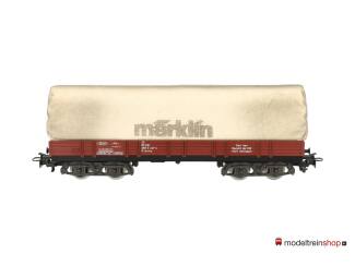 Marklin H0 4475 Lageboodwagen 4 assig met huif (stof) - Modeltreinshop