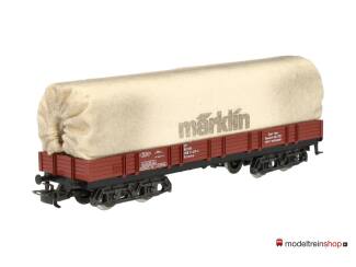 Marklin H0 4475 Lageboodwagen 4 assig met huif (stof) - Modeltreinshop