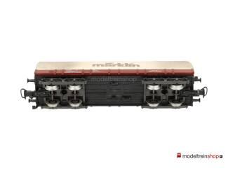 Marklin H0 4475 Lageboodwagen 4 assig met huif (stof) - Modeltreinshop