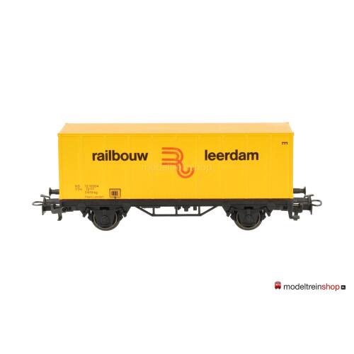 Marklin H0 4481 Container wagen Railbouw Leerdam - Modeltreinshop