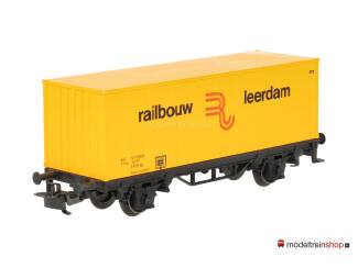 Marklin H0 4481 Container wagen Railbouw Leerdam - Modeltreinshop