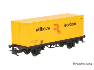 Marklin H0 4481 Container wagen Railbouw Leerdam - Modeltreinshop